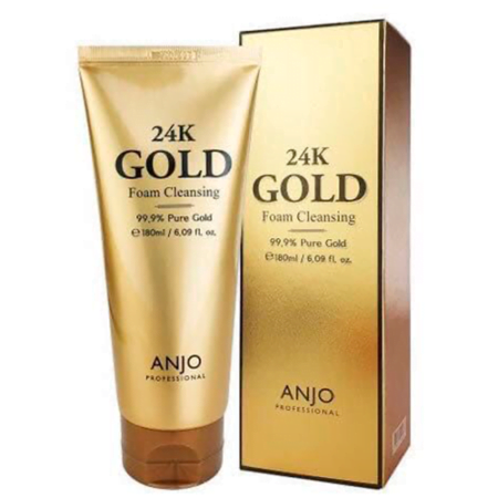 Anjo 24K Gold Foam Cleansing 99% Pure Gold - 100ml